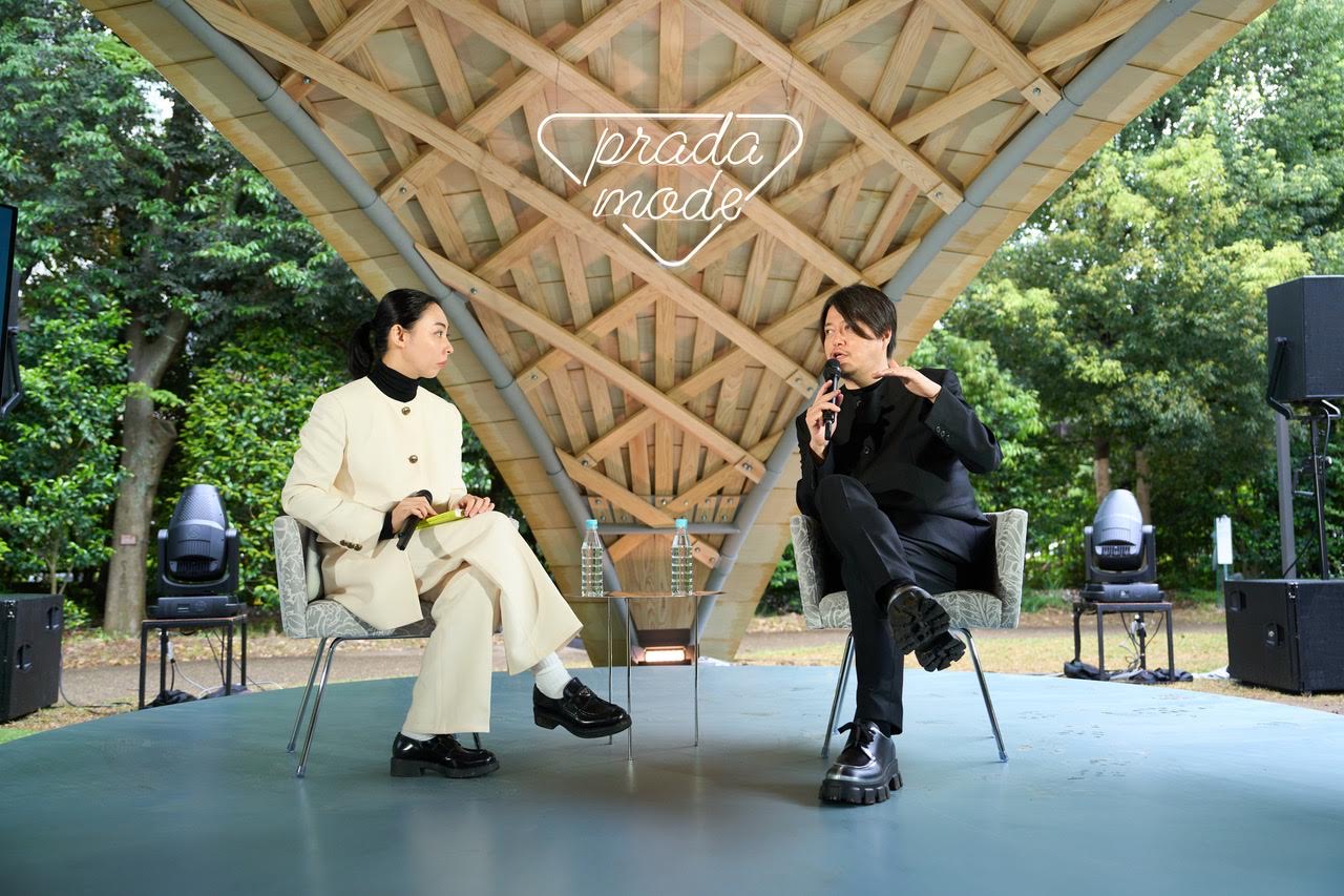 PRADA MODEにて朝吹真理子氏と対談